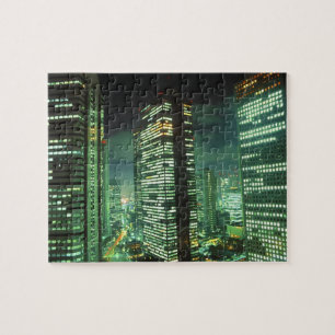 Puzzle Nightscape, Shinjuku, Tokyo, Japon