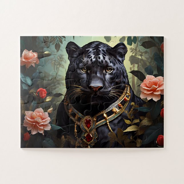 Puzzle Nightshade Panther Faune Amateurs de la nature (Horizontal)