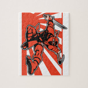 Puzzle Ninja rouge