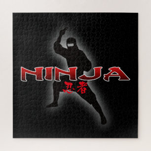 Puzzle Ninja Silhouette