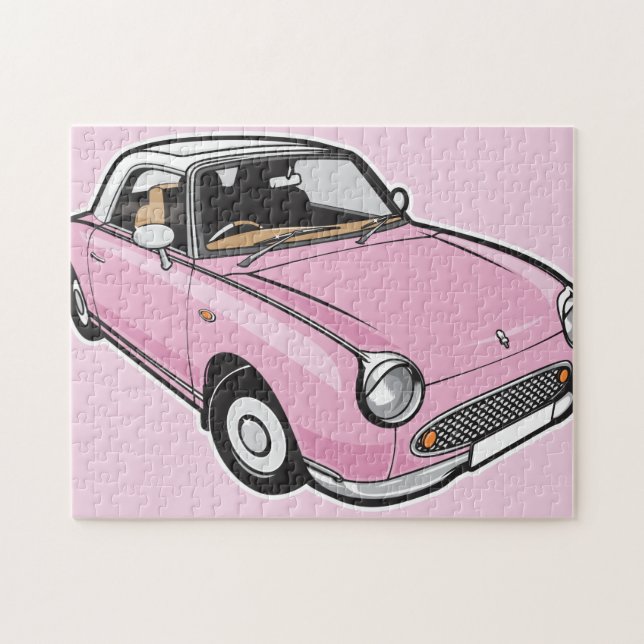 Puzzle Nissan Figaro rose (Horizontal)