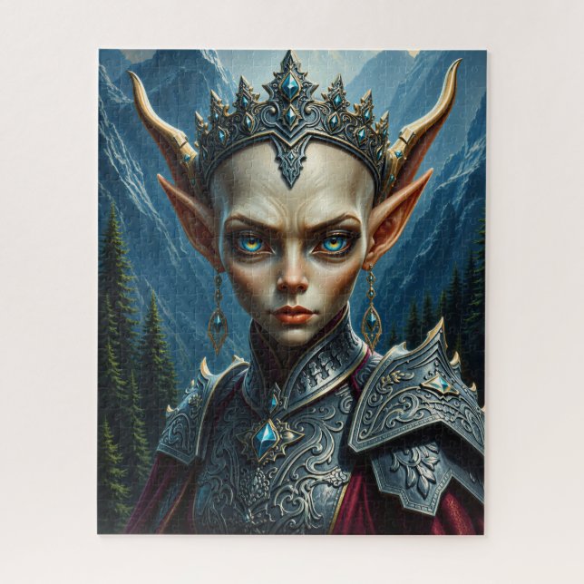 Puzzle Nivalis Mountain Reine des elfes Dark Fantasy (Vertical)