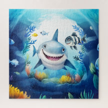 Noa le requin et Casper, son meilleur ami du poiss