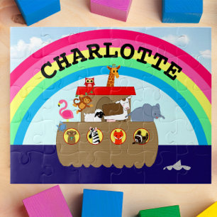 Puzzle Noahs Ark Arc en arc-en-ciel Personnalisé