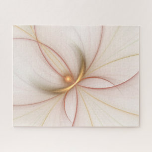 Puzzle Noble Cuivre Et Or Abstrait Art Fractal Moderne