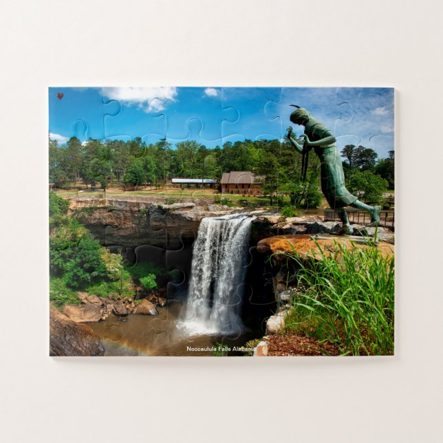 Puzzle Noccaulula Falls Alabama (Horizontal)