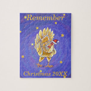 Puzzle Noël au poulet