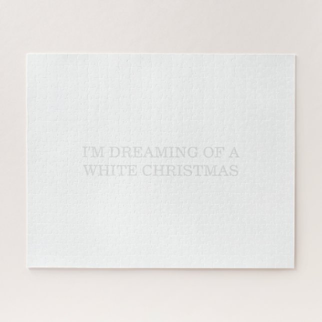 Puzzle noël blanc (Horizontal)