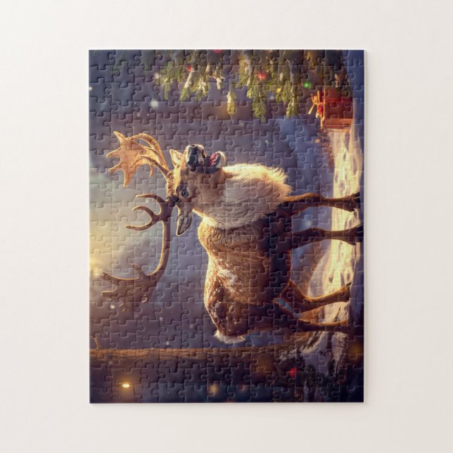 Puzzle Noël CHÈQUE À PÈRE NOËL COEUR (Vertical)