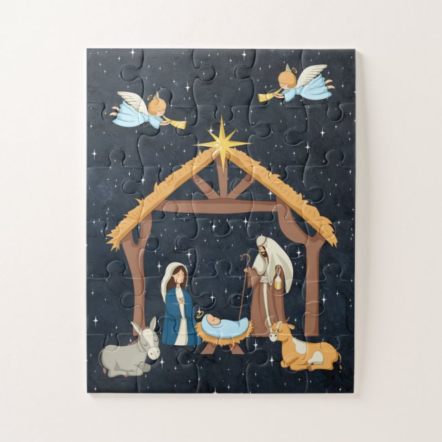 Puzzle Noël de la Nativité (Vertical)