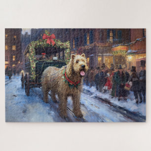 Puzzle Noël de la saison festive du Terrier Wheaten
