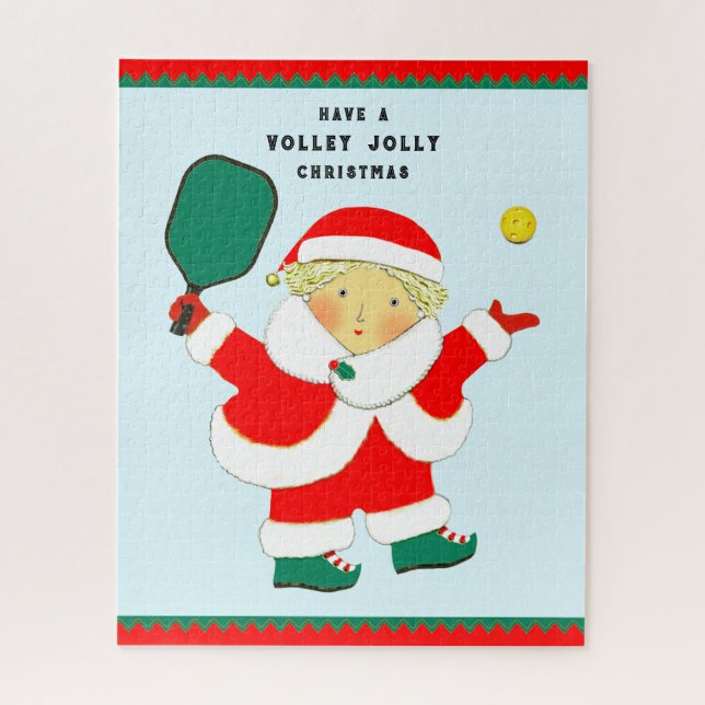 Puzzle Noël de pickleball (Vertical)