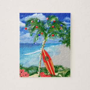 Puzzle Noël de plage