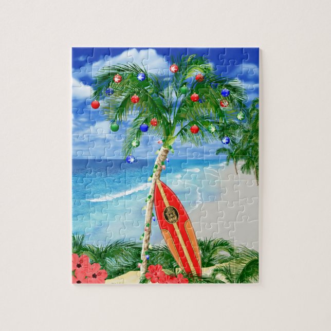 Puzzle Noël de plage (Vertical)