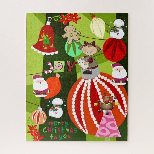 Puzzle Noël des casse-têtes (Vertical)