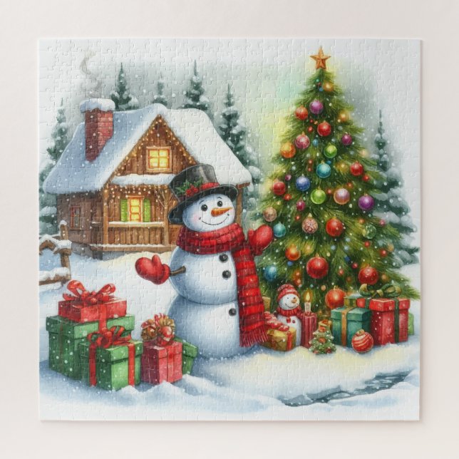 Puzzle Noël des Snowmans (Vertical)