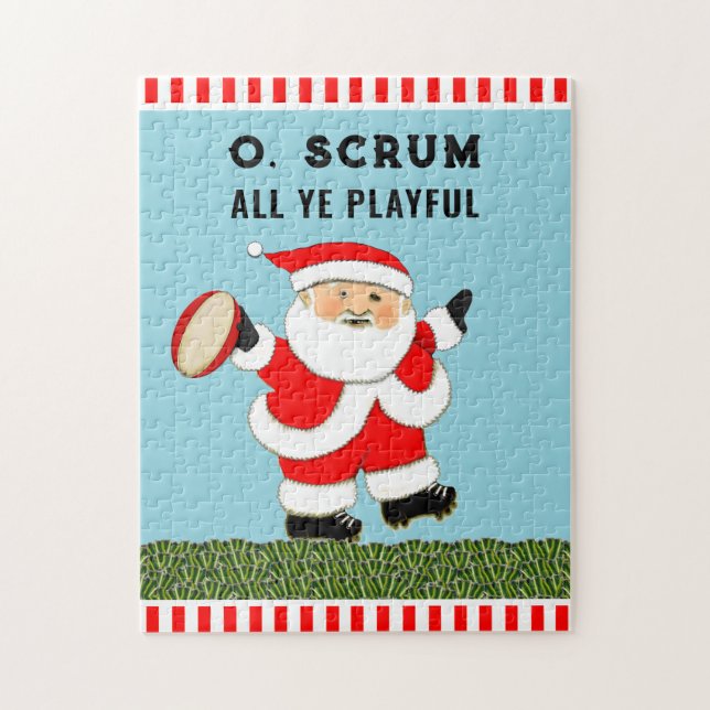 Puzzle Noël du rugby (Vertical)