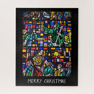 Puzzle noël du vitrail
