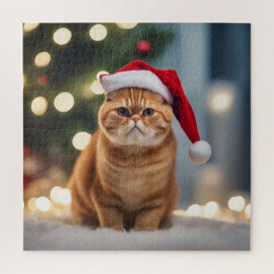 Puzzle Noël Exotique Shorthair