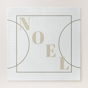 Puzzle Noel   Moderne Chic Noël Bronze Blanc Tons