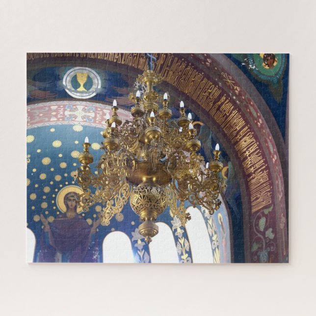 Puzzle Noël orthodoxe.La décoration soignée (Horizontal)