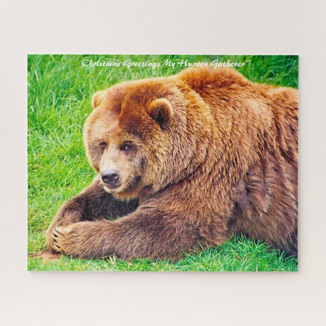 Puzzle Noël Salutations Mon Chasseur Jigsaw Puzz (Horizontal)