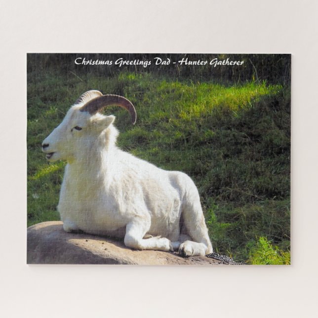 Puzzle Noël Salutations Mon Hunter Gatherer (Horizontal)