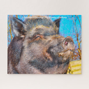 Puzzle Noël Salutations Mon Hunter Gatherer