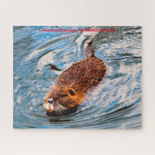 Puzzle Noël Salutations Mon Hunter Gatherer