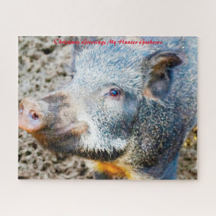 Puzzle Noël Salutations Mon Hunter Gatherer