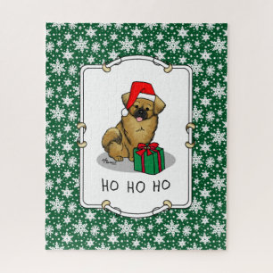 Puzzle Noël Santa Chapeau Espagnol Tibétain (Brown) Migno