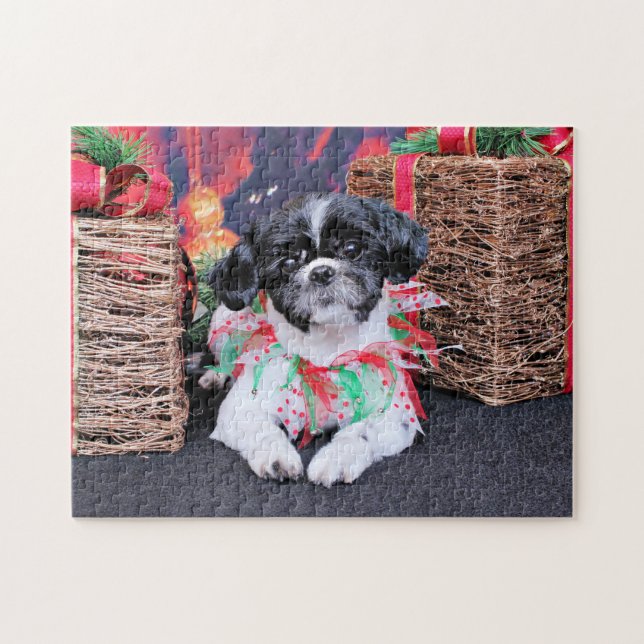 Puzzle Noël - Shih Tzu - Sadie (Horizontal)