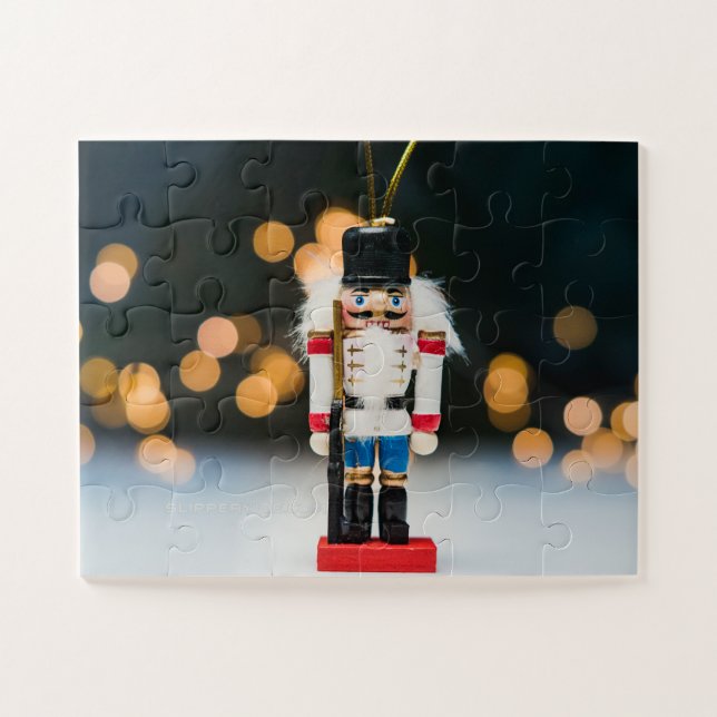 Puzzle Noël SlipperyJoe nutcracker figurine ornement (Horizontal)