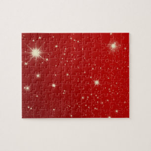 Puzzle Noël Vintage, Étoiles Brillantes dans la Galaxie R