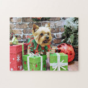 Puzzle Noël - Yorkie - Willie
