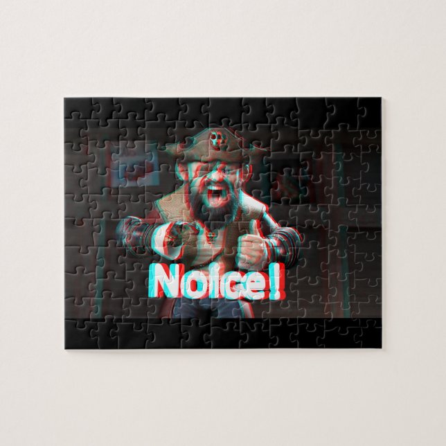 Puzzle Noice ! Badaz Beard 3D (Horizontal)