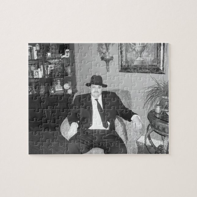 Puzzle noir et blanc de Mafia (Horizontal)