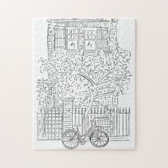 Puzzle noir et blanc de New York (Vertical)