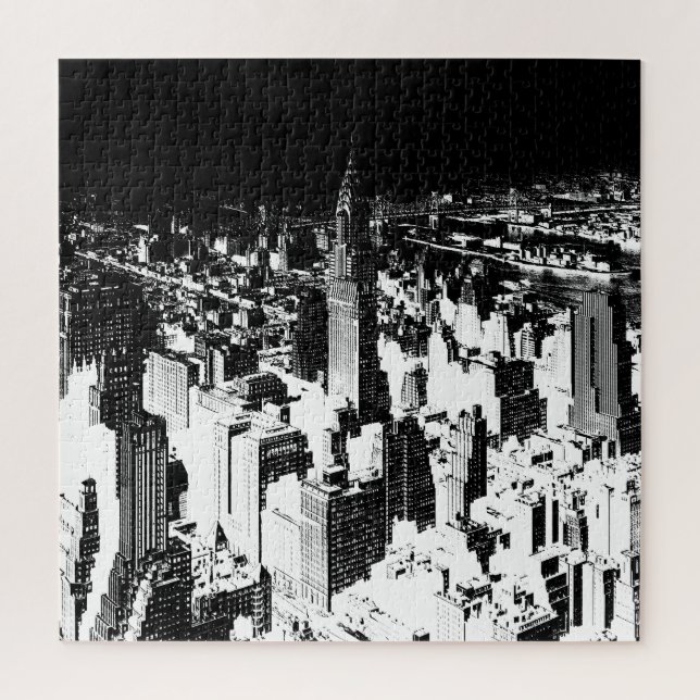 Puzzle Noir et blanc New York (Vertical)