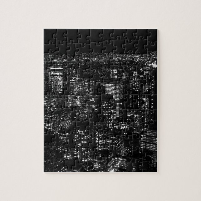 Puzzle Noir et blanc New York City (Vertical)
