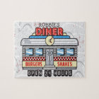 NOM Personnalisé Retro les années 50 Diner Signé C