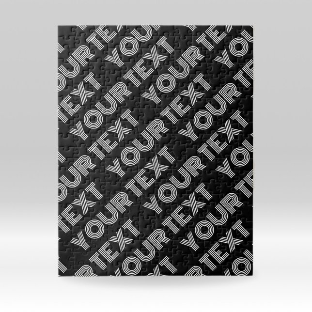 Puzzle Nom rétro-moderne gras ou Motif Word (Créateur téléchargé)