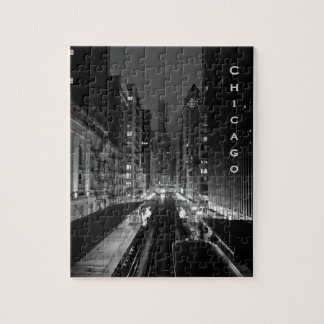 Puzzle Nom vertical du centre de ville de Chicago