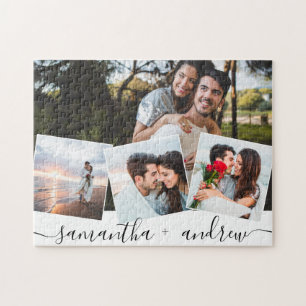 Puzzle Noms d'amour simples 4 photo collage mariage gardi
