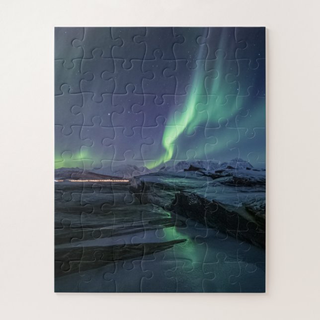 Puzzle Northern Lights Norvège (Vertical)