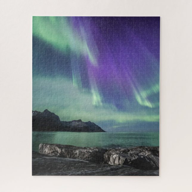 Puzzle Northern Lights Norvège (Vertical)