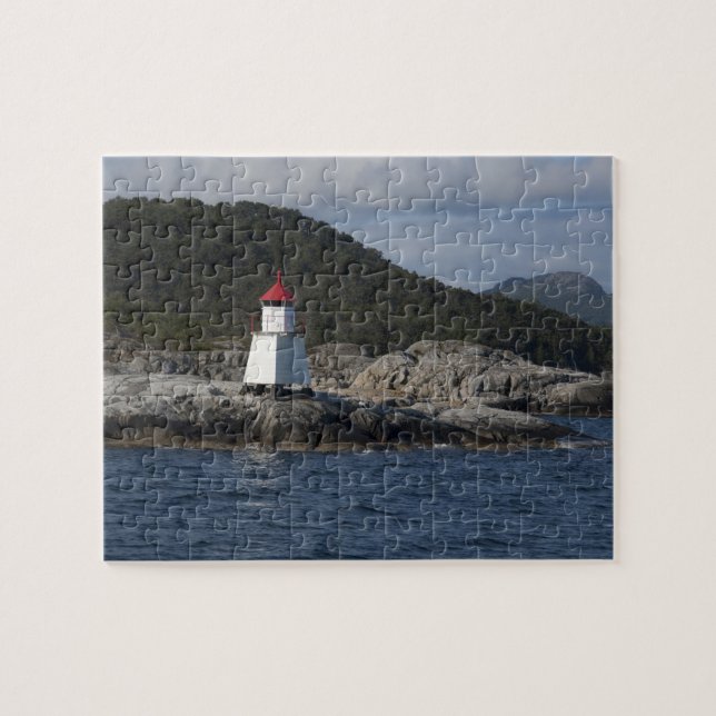 Puzzle Norvège, Stavanger. Vues le long de Lysefjord. (Horizontal)
