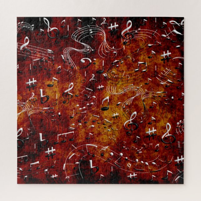 Puzzle Notes musicales (Vertical)