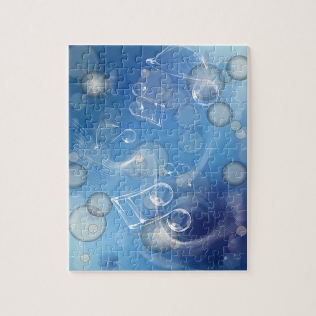 Puzzle Notes musicales en verre d'Imaginaire (Vertical)