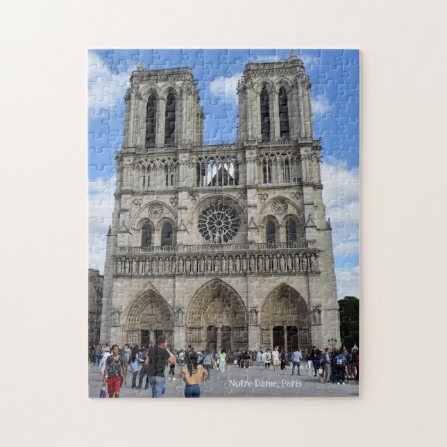 Puzzle Notre Dame Cathedral, Paris, France (Vertical)
